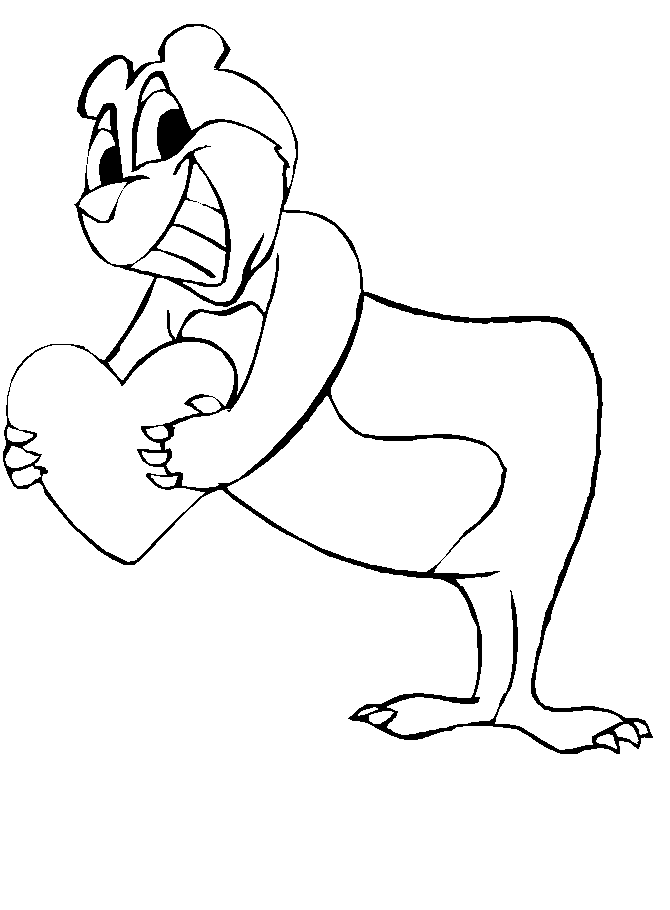 Walentynki kolorowanki